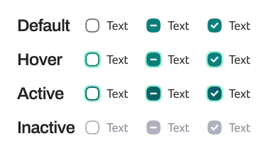 UI Component — Checkboxes