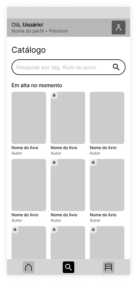 Wireframe — Discover